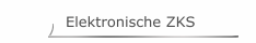 Elektronische ZKS